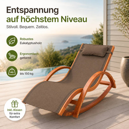 Schaukel - Liegestuhl RIO, mit Kopfkissen_5