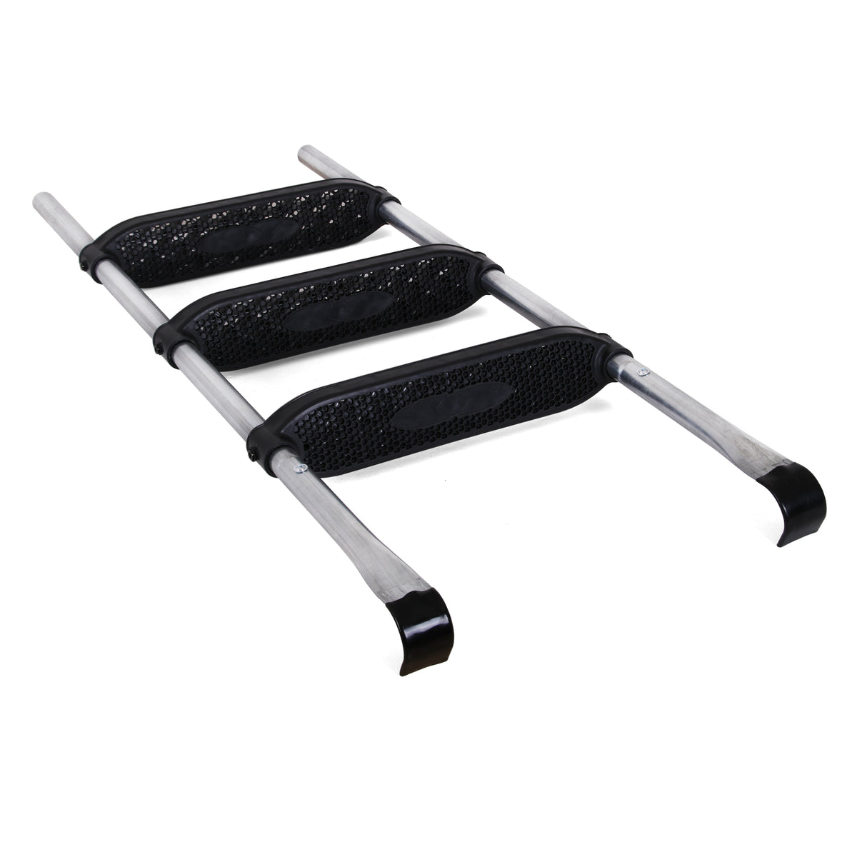 Klassik Trampolin-Leiter, 110cm, 3 Stufen, silber_4