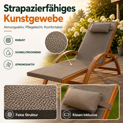 Liegestuhl KARIBIK, verstellbare Rückenlehne_8