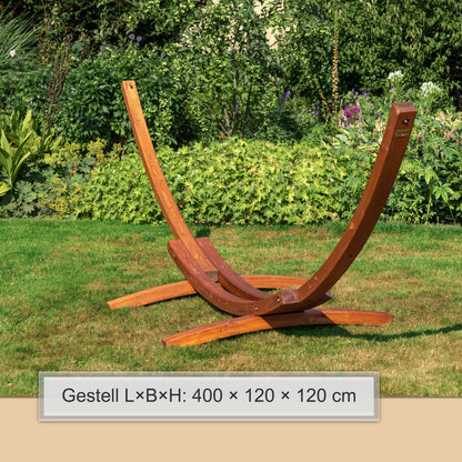B-Ware Gestell MADAGASKAR 400 cm, mit HM Trinidad 295/200x145 cm, hell, safety kit_9
