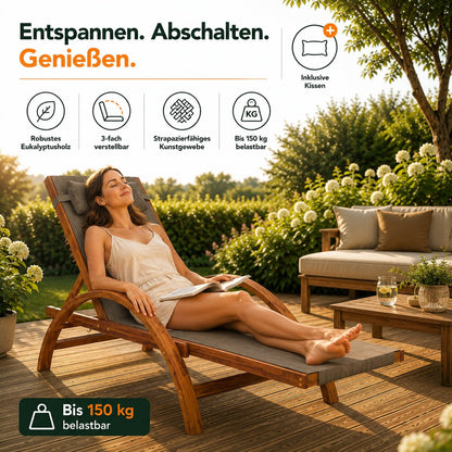 Liegestuhl KARIBIK, verstellbare Rückenlehne_3