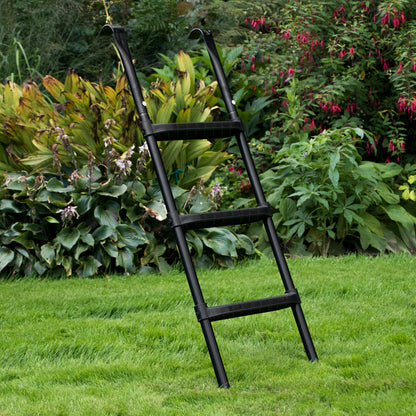 Deluxe Trampolin-Leiter, 110cm, 3 Stufen, schwarz_2