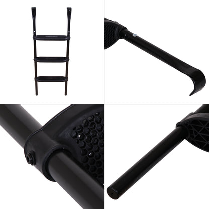 Deluxe Trampolin-Leiter, 110cm, 3 Stufen, schwarz_7