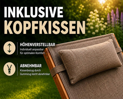 Komfortliege TROPICA, mit Kopfkissen_3