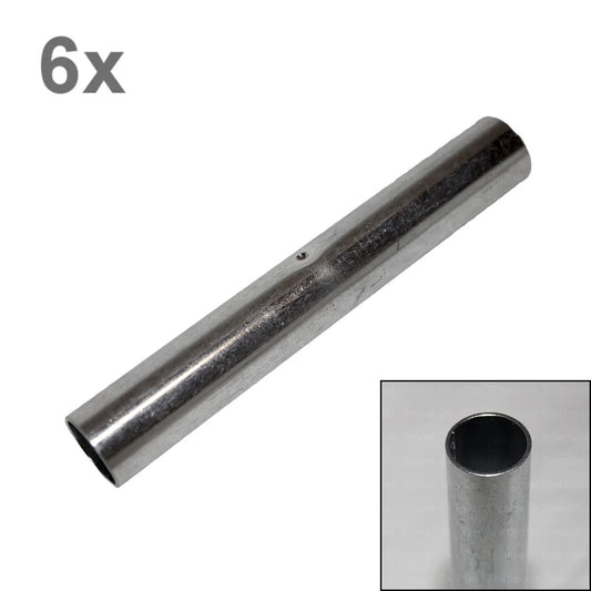 6x Sicherheitsnetz Verbinder für Fiberglasstangen / Metallhülse_1