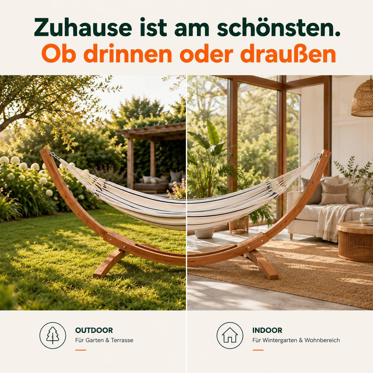 Hängemattengestell MADAGASKAR, 400x120x120 cm_6
