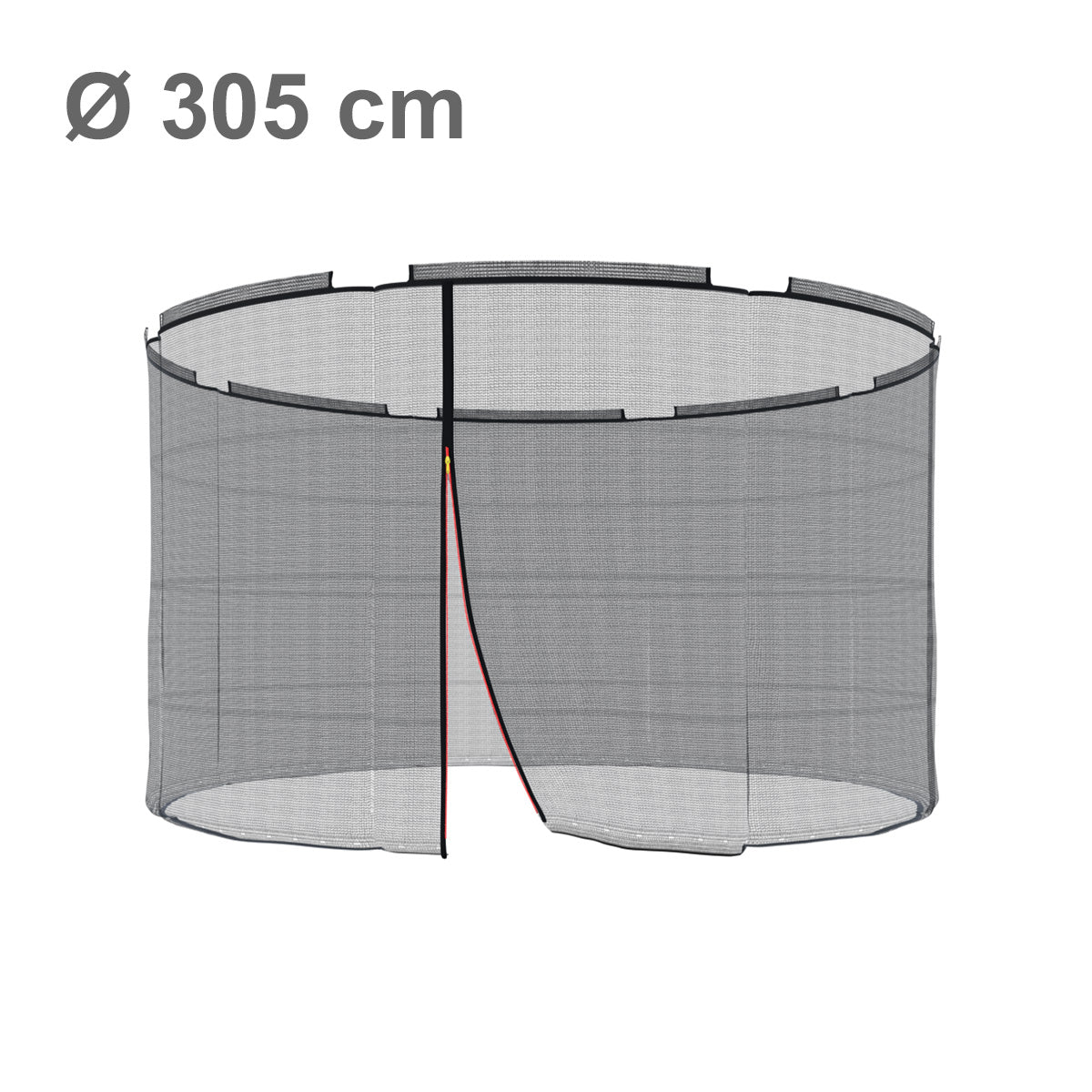 305cm Klassik Ersatznetz mit Ring, außen, 8 Pf_2