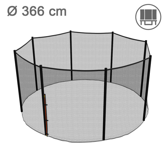 B-Ware 366cm Klassik Ersatznetz, außen, 8 Pfosten_1