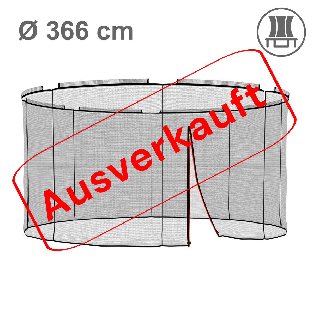366cm Ersatznetz, 8 Pfosten, innenliegend_1