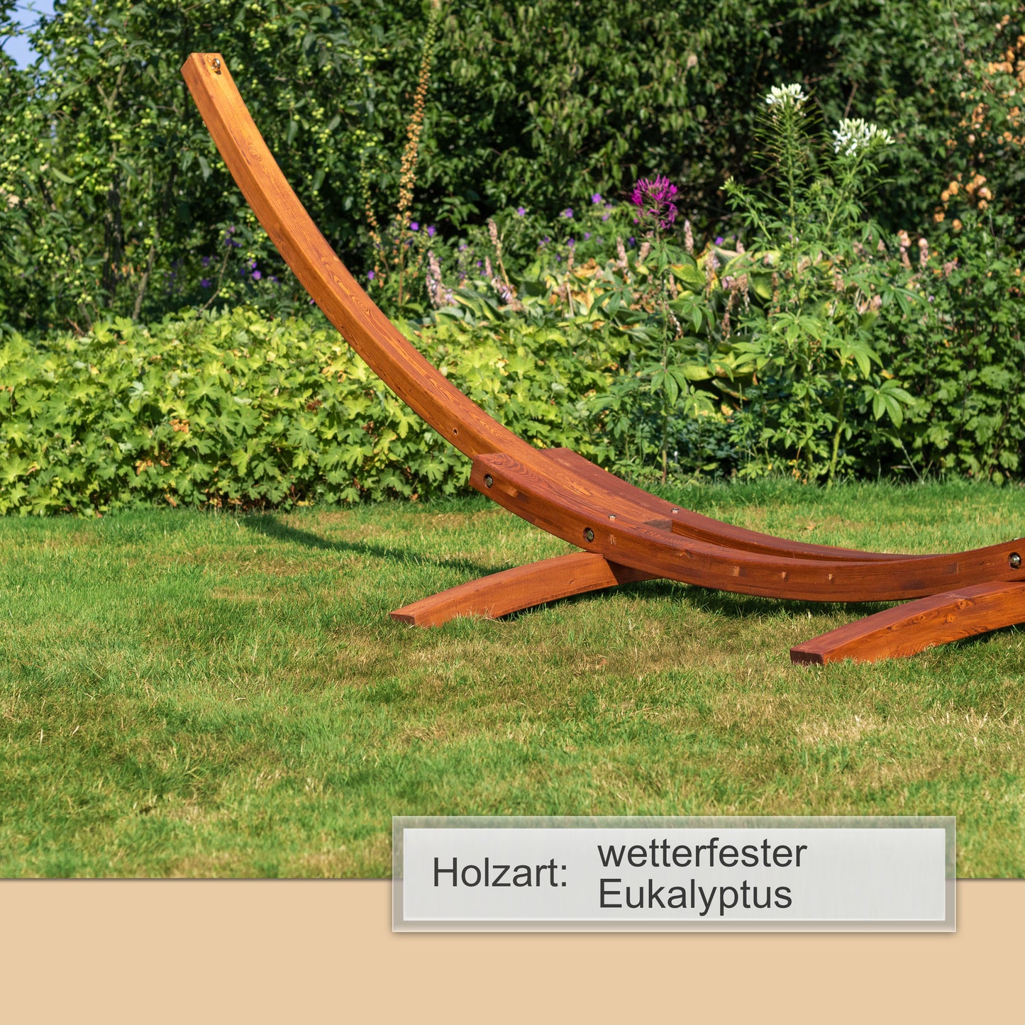 B-Ware Gestell MADAGASKAR 400 cm, mit HM Trinidad 295/200x145 cm, hell, safety kit_5